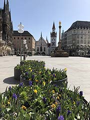 leerer Marienplatz (©Foto:Martin Schmitz)